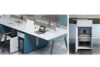 Bureau de direction en bois moderne et modulaire extensible, table de réception, chaise de bureau – Prix de gros compétitif