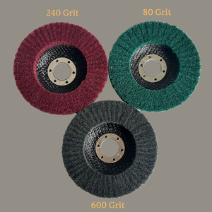 Ruota abrasiva Non tessuta 100x16mm per la lavorazione dei metalli, supera la carta vetrata sulle superfici di contorno - Product Image 6