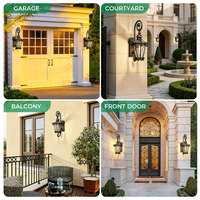 Lampe murale LED extérieure en aluminium durable et étanche pour la décoration murale de jardin, idéale pour porche, patio et couloir – Remise sur les achats en gros