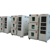 Chambre climatique programmable à 3 zones indépendantes de 80 L pour test de fiabilité des composants électroniques