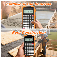 Calculatrice électronique portable Newyes pour les calculs de dimensions mixtes, la construction, les mathématiques et l'estimation des matériaux, calculatrice d'ingénierie