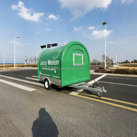 Aanpasbare Mobiele Foodkar In Eenvoudige Stijl Voor Fastfoodfabrikant Verkoop-Voor Koffie-Ijsauto Fastfoodtrailer