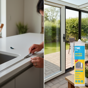 Scellant silicone neutre Tkk 300 ml pour usage intérieur et extérieur - Product Image 2