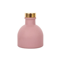 Bouteille diffuseur en verre personnalisée en gros, 50 ml, 100 ml, blanche et rose, avec bouchon