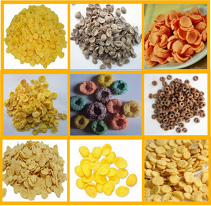 Máquina automática para inflar cereales Equipo de extrusión Línea de maíz Flake - Product Image 6