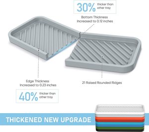 High Quality Silicone Mat Kitchen & <b>Bath</b> Multi-function Tray Stove Sink <b>Splash</b> <b>Guard</b> Mat - Product Image 2