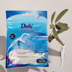 Flossers dentaires orthodontiques professionnels nouveauté menthe Nylon nettoyage des dents orales choix OEM <span class=keywords><strong>Pantone</strong></span> couleurs pris en charge - Product Image 2