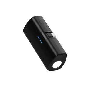 Cargador portátil de emergencia de carga rápida móvil personalizado 5000mAh Mini banco de energía de cápsula con linterna Led - Product Image 3
