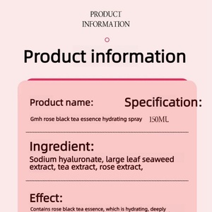 Bruma Hidratante de Rosas GMH con Glicerina 150ml, Tónico Facial Humectante para Compresas, para Todo Tipo de Piel, Stock Directo de Fábrica, Venta al Por Mayor - Product Image 6