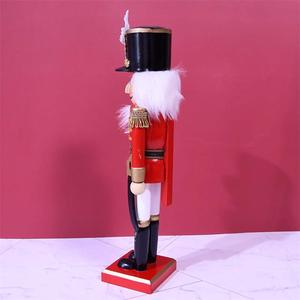Soldat de Noël en bois <span class=keywords><strong>classique</strong></span>, <span class=keywords><strong>casse</strong></span>-<span class=keywords><strong>noisette</strong></span> en bois, <span class=keywords><strong>casse</strong></span>-<span class=keywords><strong>noisette</strong></span> en bois - Product Image 4