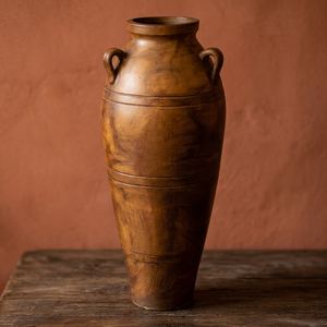 Grande Poterie Cangklek Geo 3 en Argile 40x40x100 CM Couleur HB-CRSPPL - Product Image 3