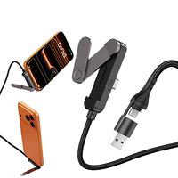 Câble de charge rapide USB-A vers Type C tressé pour téléphones portables et tablettes Android avec charge rapide PD pour iPhone 17