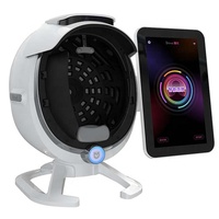 Analyseur de peau numérique intelligent Al, logo 3D, appareil d'analyse diagnostique, caméra Wifi, scanner, analyse faciale