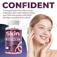Vitahealthy OEM/ODM Marque distributeur Gommes anti-âge pour le blanchiment de la peau Gommes éclaircissantes gommes L-Glutathion avec collagène biotine