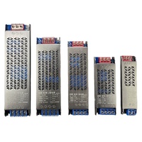 Transformateur silencieux ultra-mince 12/24V Alimentation à découpage à pression constante pour l'éclairage LED Ingénierie LED silencieuse et efficace