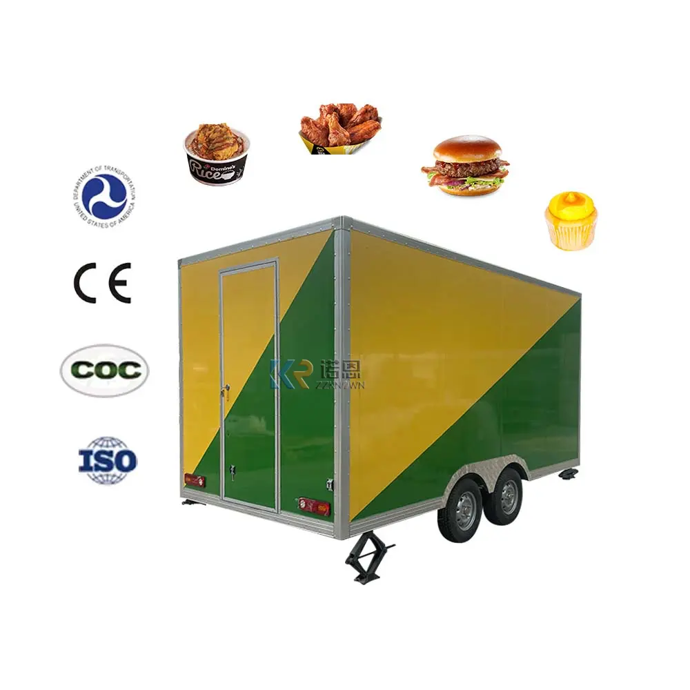 Rimorchio per alimenti di seconda mano Craigslist per camion di cibo personalizzato Made In China rimorchio per camion Fast Food In vendita USA