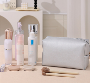 MKW4015 Pochette per Trucchi Personalizzata Portatile in Pelle PU Impermeabile Borsa da Toilette da Viaggio per Pennelli da Make Up Borsa Cosmetica da Donna - Product Image 3
