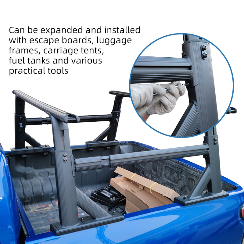 HOMFUL High Bed Frame Truck Cargo Compatible Pickup Truck Rack Truck