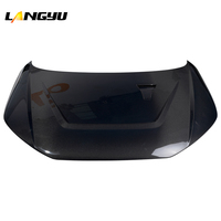 Langyu 2017 + pièces de Modification de voiture couvercle de moteur en Fiber de carbone capot avant TT RS Style pour AUDI A5 capot moteur