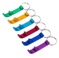 Porte-clés décapsuleur en aluminium avec logo personnalisé, design mini planche de surf, finition oxydée LB2722