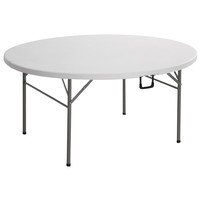 Pieds de table pliante de 5ft6ft tables pliantes en plastique table de mariage en gros