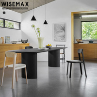 Meubles WISEMAX, table à manger en bois naturel, style nordique minimaliste, table de travail durable pour appartement