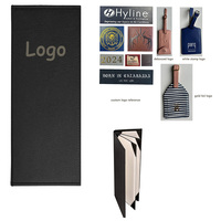 Porte-menus de restaurant sur mesure, fabrication personnalisée, logo personnalisé, dossier de présentation en PU, porte-menus en cuir