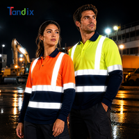 EN20471 Hochsichtbare Arbeitsuniform für Verkehr, Bergbau, Bau, Öl, Gas, Reinigung Hi-Vis Arbeitskleidung Reflektierende Sicherheits-Arbeitshemden