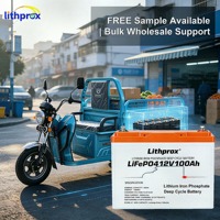 Batterie de Mobilité Électrique 12V100AH 1.2KWh LiFePO4 Cellule Équilibrée à Charge Profonde pour Scooter Senior UN38.3 CE RoHS