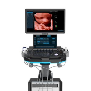 Kualitas tinggi jenis troli perangkat medis <span class=keywords><strong>128</strong></span> elemen pemeriksaan 19 tampilan LED warna <span class=keywords><strong>Ultrasound</strong></span> - Product Image 1