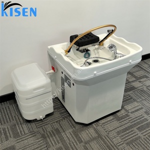 Kisen <b>Portable</b> Hair <b>Washing</b> Equipment Shampoo Sink for Hair Salon Equipment <b>Machine</b> Shampoo Basin Shampoo Bowls - Product Image 5