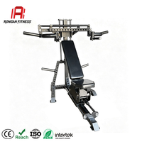 Banc de musculation multifonction personnalisé pour presse à épaules, appareil commercial d'entraînement pectoral, station de musculation réglable inclinable et plate