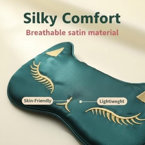 Antifaz <span class=keywords><strong>de</strong></span> seda creativo <span class=keywords><strong>de</strong></span> doble cara con diseño <span class=keywords><strong>de</strong></span> zorro <span class=keywords><strong>de</strong></span> dibujos animados para dormir, al por mayor - Product Image 4