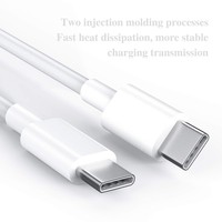 Câble de charge rapide USB-C vers USB-C PD 20W pas cher, câble de données USB-C vers 8 broches pour iPhone