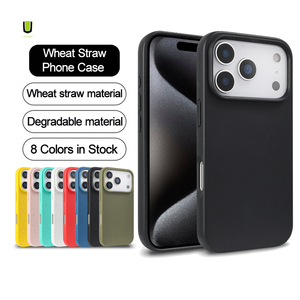 Coques de téléphone écologiques UNIMOR en paille de blé 17 Pro, PLA recyclé, biodégradable, pour iPhone 17 PRO <span class=keywords><strong>MAX</strong></span> - Product Image 1