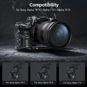 Para SmallRig para <span class=keywords><strong>Sony</strong></span> Alpha 7R V/ 7 <span class=keywords><strong>IV</strong></span>/ 7S III 'Rhinoceros' <span class=keywords><strong>Cage</strong></span> Kit 4308 Abrazadera de cable Estabilizador pequeño para A7R V/<span class=keywords><strong>A7</strong></span> <span class=keywords><strong>IV</strong></span>/A7S 3 - Product Image 5