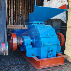 Concasseur à marteaux pour déchets de construction, traitement du béton et de la pierre, capacité maximale 15t/h, moteur bleu, type AC - Product Image 1