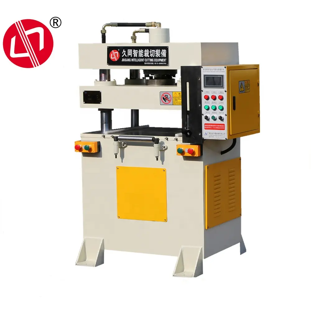 hydraulic leather cutting press machine for making leather bags