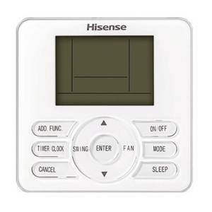Télécommande filaire Hisense pour climatiseur domestique, modèle YXE-C01U - Product Image 1