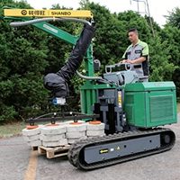 Promotion : Transporteur à vide automoteur sur chenilles 1 tonne, 9,6 kW, diesel, pour le levage de briques
