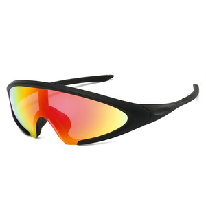 Nouvelles lunettes de soleil sport rétro pour hommes et femmes, cyclisme en plein air, course à pied, anti-vent, anti-éblouissement, protection UV, miroir, personnalisables - Product Image 5