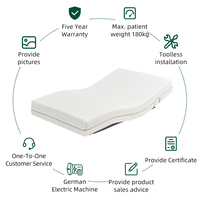 Matelas intelligent à housse amovible, cadre de lit réglable avec mousse massante et ressorts, matelas électrique intelligent, lit réglable intelligent