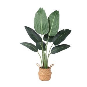 Decoración de plantas artificiales, Strelitzia artificial, plátano, palma, viajeros, pájaro del paraíso, palma para cafetería, decoración del hogar - Product Image 1