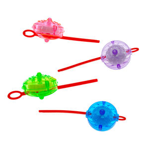 Mini Pull-Tape Spinning Top Plastic Hand Pull Gyro Juguetes para niños Juego divertido - Product Image 2