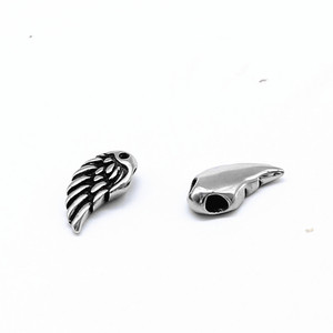 Perles d'espacement en acier inoxydable Yunnique pour la fabrication de bracelets, formes irrégulières, apprêts de bijoux moulés GZY-PJ0029 - Product Image 2