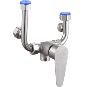 Robinet mitigeur électrique en acier inoxydable 304 pour chauffe-eau, forme en U, chaud/froid, pour douche - Product Image 1