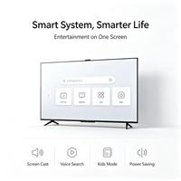 TV LED Smart 55 Inci Tanpa Bingkai, Android WebOS Google Vidaa Tizen, DVB-T2 DVB-S2 ISDB-T ATSC