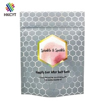 Emballage de cosmétiques en plastique, sacs en mylar debout, holographique à laser pailleté