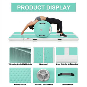 Ensemble de 5 tapis d'entraînement de gymnastique gonflables avec rouleau d'<span class=keywords><strong>air</strong></span> et piste d'<span class=keywords><strong>air</strong></span> pour salle de sport à domicile - Product Image 3