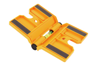 Inclinomètre magnétique de niveau à bulle de jauge d'angle de forme de papillon avec sangle niveau de tuyau réglable de 270 degrés